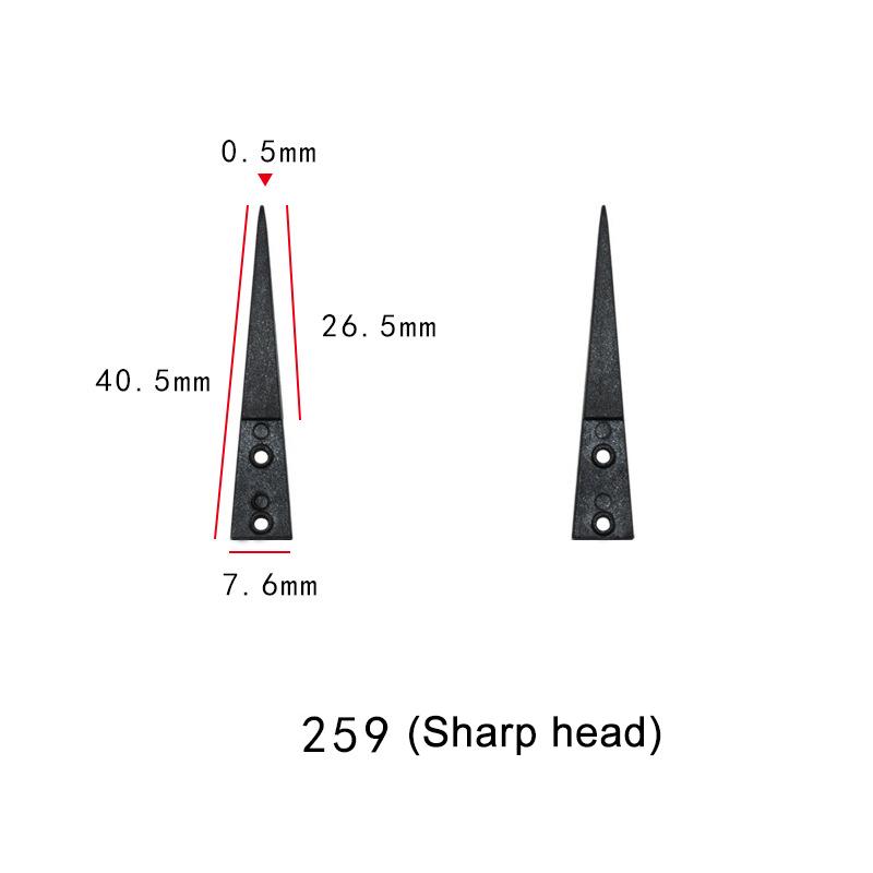 Precision Anti Static Esd Tweezers Replaceable Tips Conductive Plastic Head Tweezers For Electronic Soldering