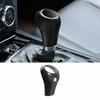 Black Wood Grain Inner Gear Shift Knob Cover Trim Fit For Benz C-Class 2004-2014