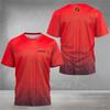 Fashionable  summer competition training letter print comfortable and breathable round neck T-shirt outdoor casual sports t