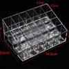 Transparent Lipstick Storage Box - 24/36/40 Grid Plastic Display Stand for Cosmetics
