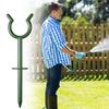 Garden Hose Guide Stakes Garden Hose Holder Brackets Guide Stakes Set 10 Pieces Plant Protection Irrigation Watering Holder