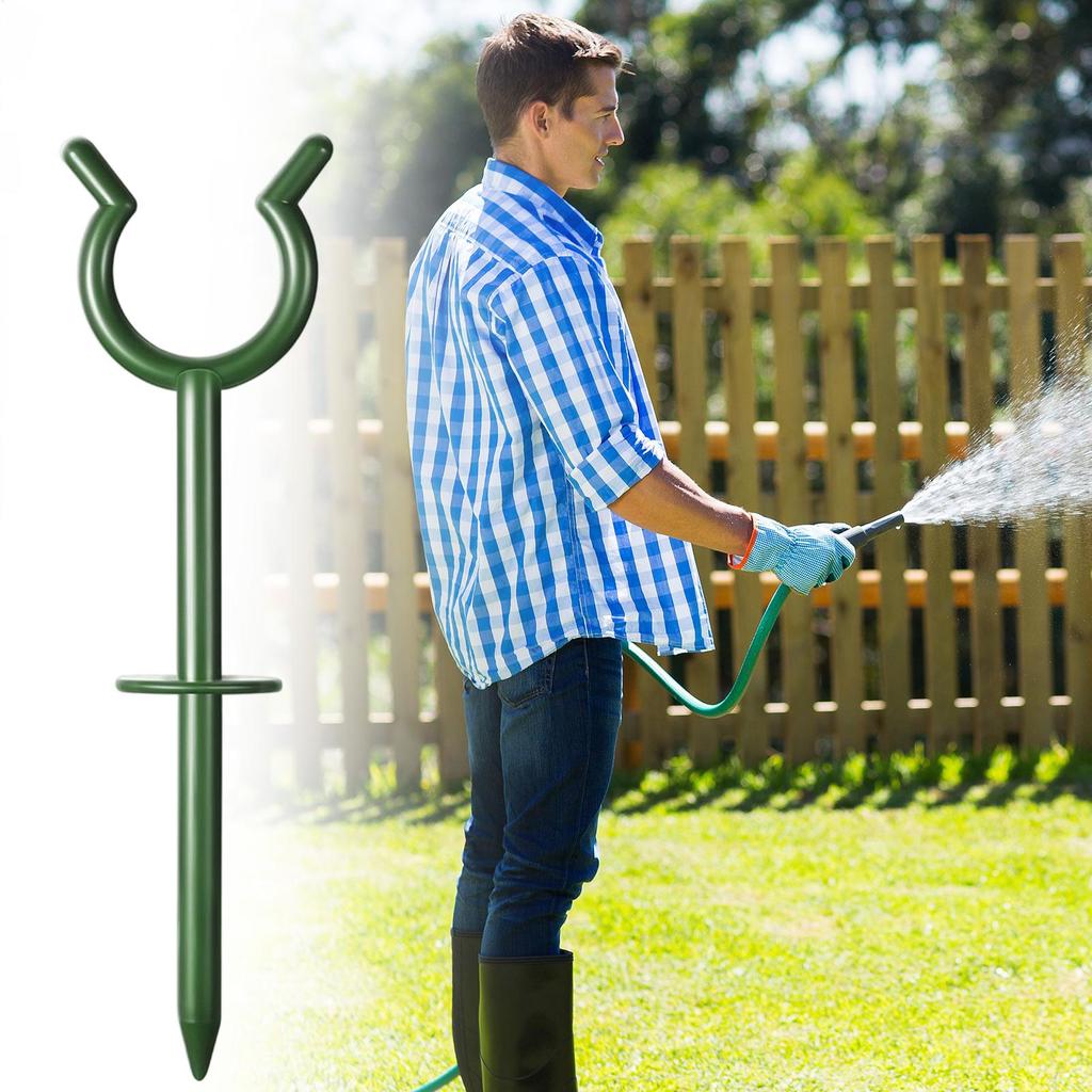 Garden Hose Guide Stakes Garden Hose Holder Brackets Guide Stakes Set 10 Pieces Plant Protection Irrigation Watering Holder