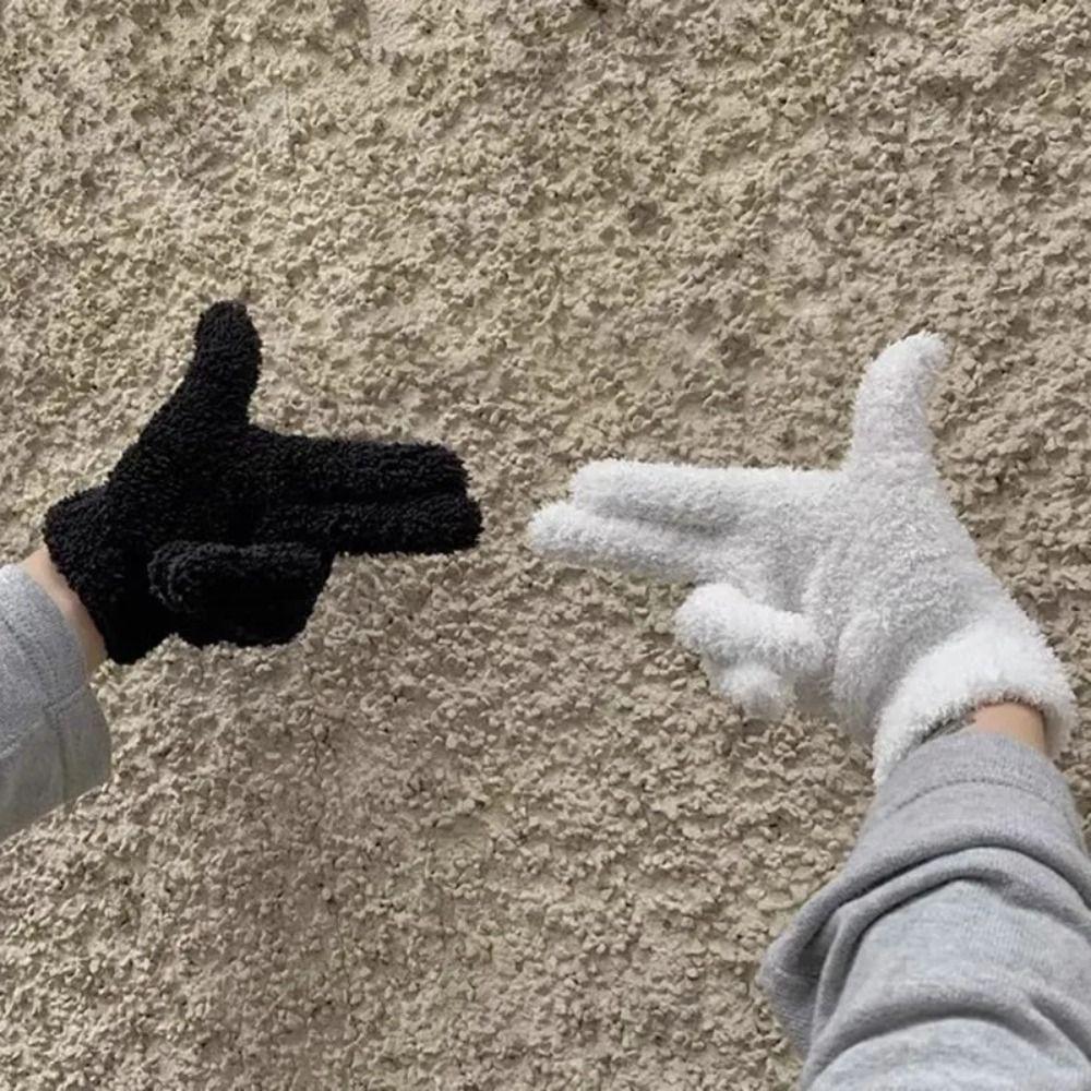 Thickened Touch Screen Gloves Breathable Non-slip Gloves Fashion Knitted Gloves  Winter