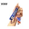 Keychain Charm Pendant, Football Star Figure Key Holder with Exquisite Craftsmanship Lanyard, Bag Pendant for Backpacks Handbags Cars Wallets
