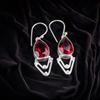 Pink Rubellite Gemstone 925 Sterling Silver Elegant Jewelry Earrings For Women EE-39-10