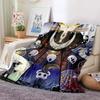 Hollow Knight Fashion Digital Printed Pattern Thin Blanket Flannel Blanket Portable Home Travel Office Lunch Break Blanket