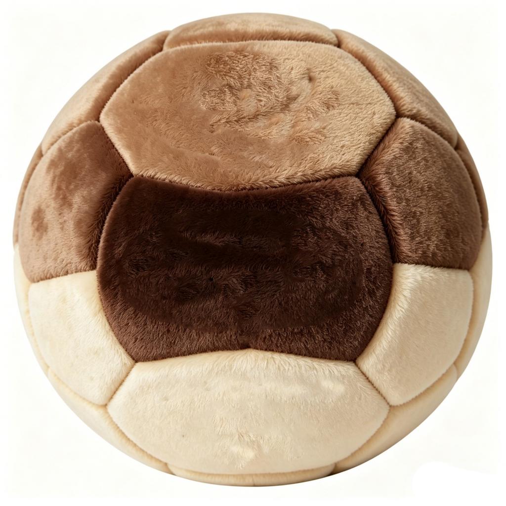 Plush Outdoor Football Sandbag Toy 6cm Soft Fabric Durable Stitching Suitable for Recreational Activities and Sports Training