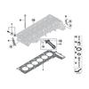 Coolant Distribution Pipe Outlet Heat Resistant Plastic Water Hose Joint Replaces E90E91E92E93 for 3.0L 4.4L Engines
