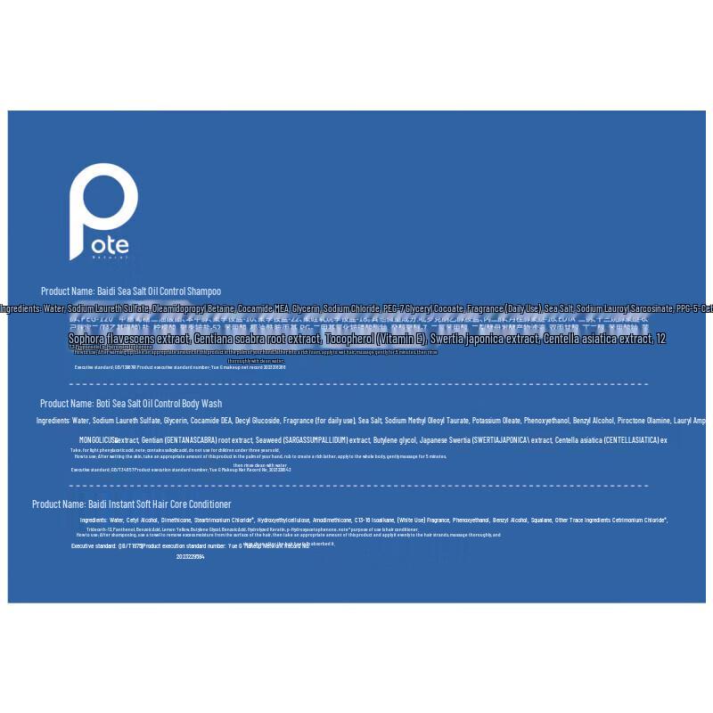 Bartie Professional Hair & Body Travel Kit