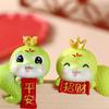 Cute Small Snake Baby Figurine Resin Crafts Mini Snake Ornament  Spring Festival