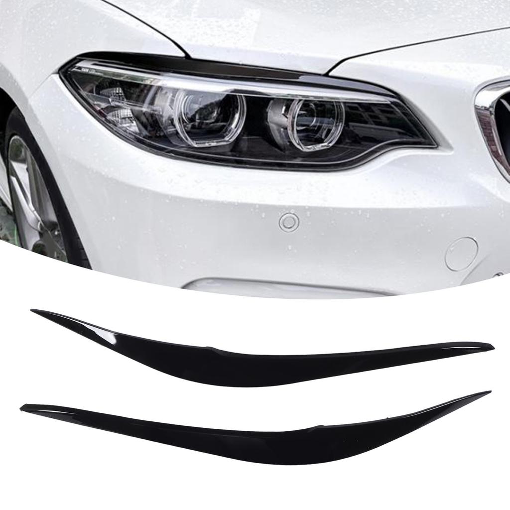 2 Stück Scheinwerferaugenbrauen Links Rechts Schnelle Montage Racing Upgrade für 2er F22 F23 2015 bis 2019