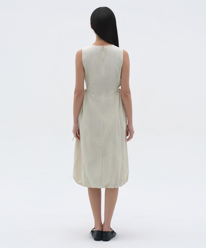 Musinsa Standard Woman Women'S Nylon Cutout Long Dress [Cream]