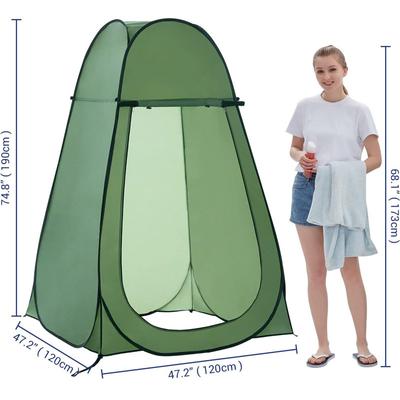 Tenda da campeggio all'aperto Toilette mobile da campeggio Medicazione da bagno Impermeabile e protezione solare Camera di isolamento senza edificio singolo