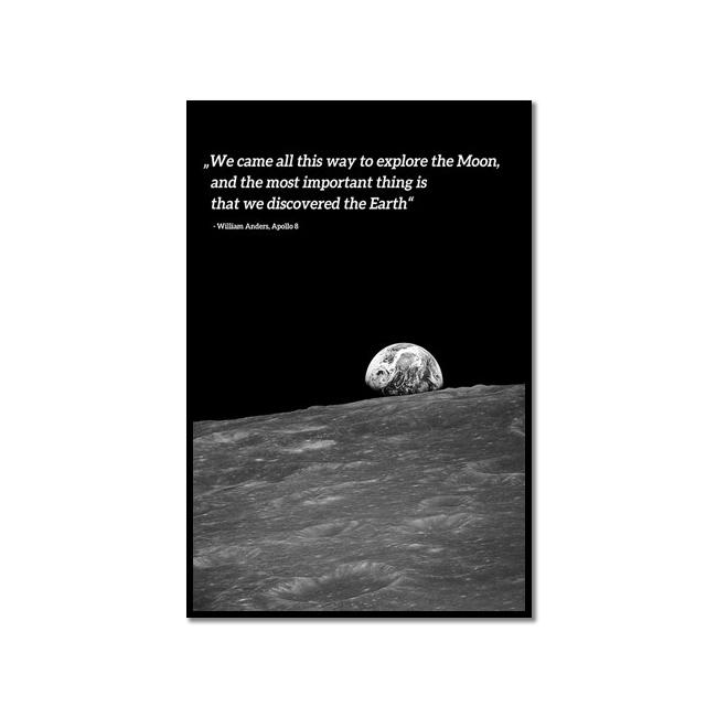 Astronaut Galaxies Wall Art Poster Moon Earth Cyberpunk Sci Fi Mural Modern Home Decor Canvas Picture Print Living Room Decorate