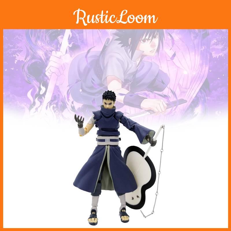 Naruto Shf Obito Uchiha Actionfigur Sammlerstück Stilvolles PVC-Modell 15cm Blau