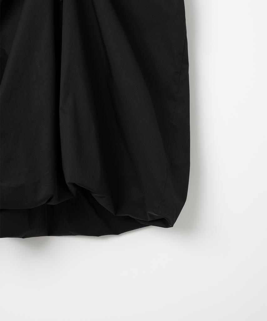 MILLO WOMEN Balloon Shirred Maxi Skirt [Black]