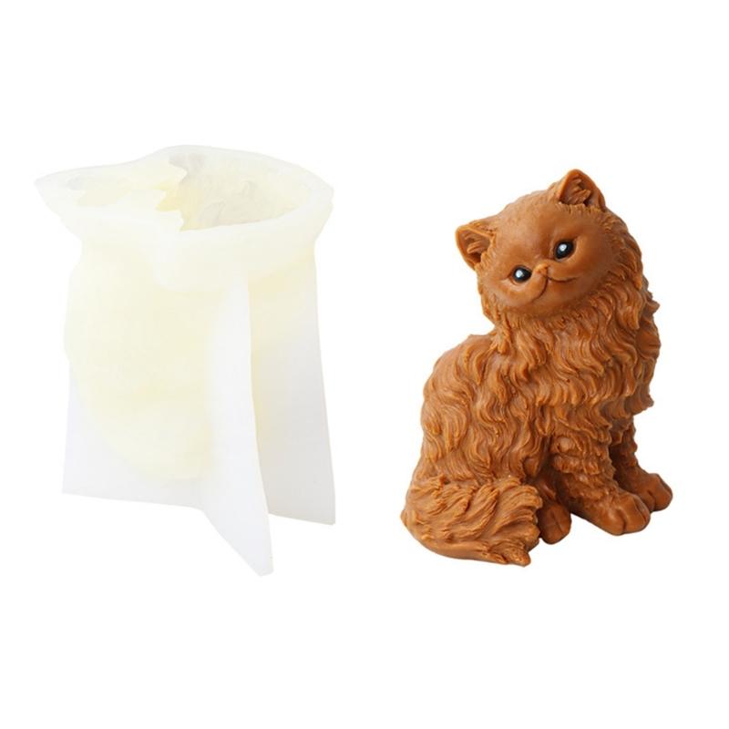 3D Animal Shaped Candle Silicone Mold for DIY Hand-made Candle Ornaments Mould Handicrafts Making Tool Baking Mold