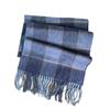 Unisex British Plaid Wool Scarf - Warm, Versatile Snood for Autumn/Winter