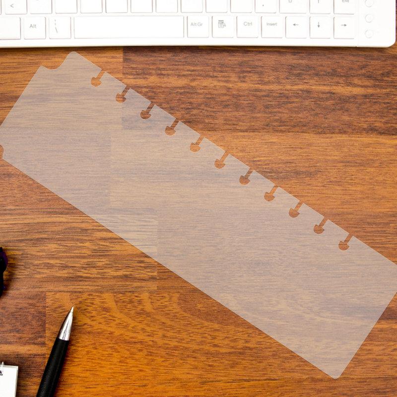 5Pcs Plastic Index Dividers for Binders Notebooks Planners Mini Divider Tabs Aesthetic Bookmark Separators Office School