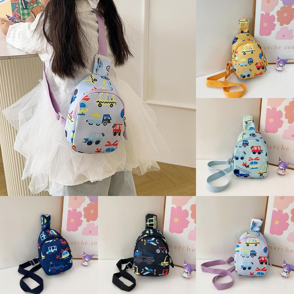 Fanny Car Printed Pack Cartoon Backpack Single Shoulder Crossbody Bag Gift Kids