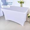Premium Dustproof Stretch Tablecloth for Events: Thick, High-End Rectangular Cover for Restaurants, Hotels, Weddings, and Banquets