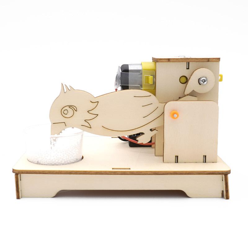 

Научная школа Начальная Маленький Сделай сам Деревянная Курица Клюет Рис Помогает Обучению