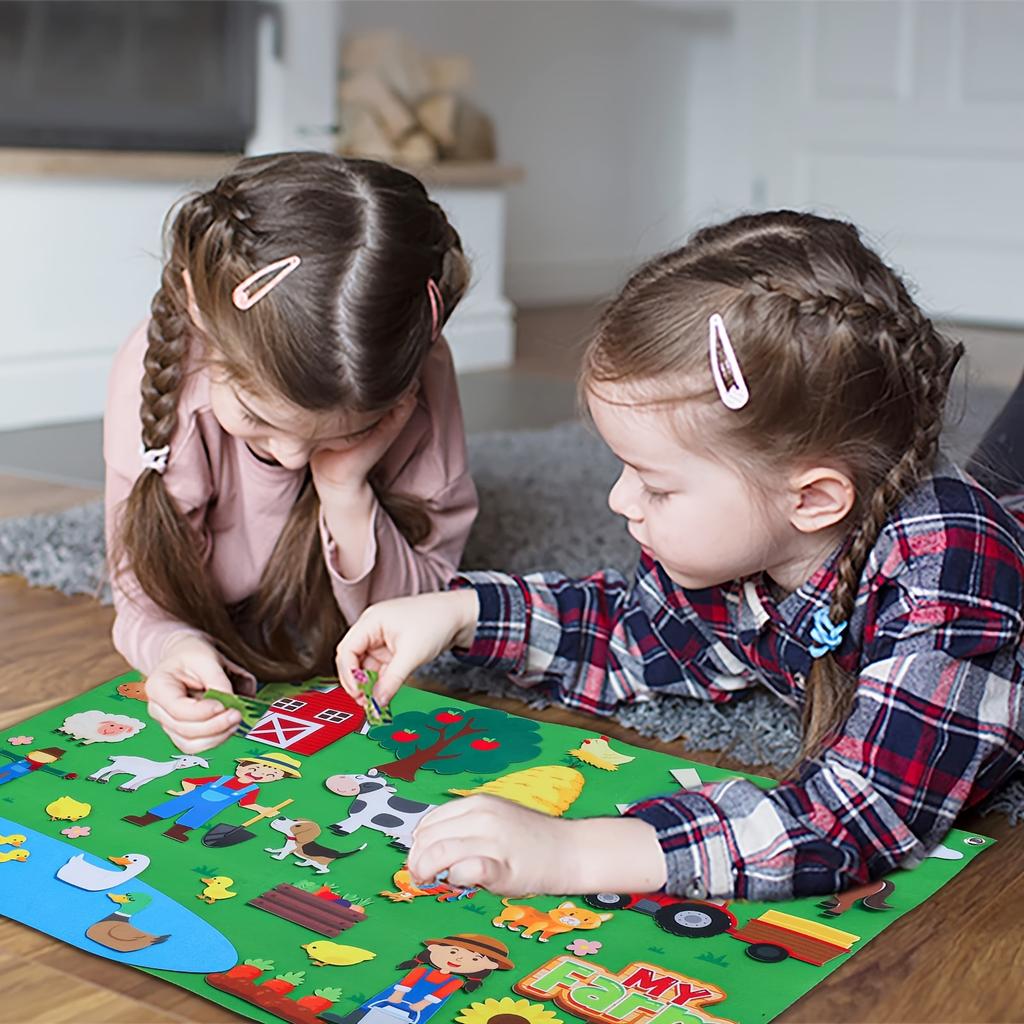 Farm Animal Storyboard Children's Puzzle Toy
