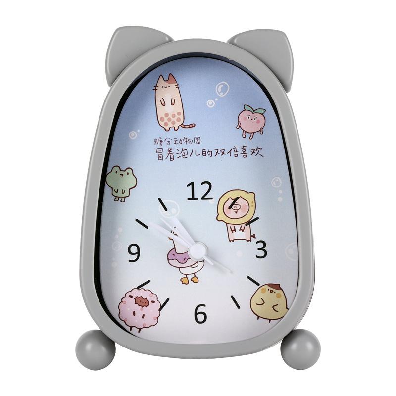 New alarm clock for students and children's dormitory bedside alarm clock cute creative desktop electronic clock luminous mute