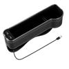 Nuova Scatola Portaoggetti per Fessure Auto con 2 Caricabatterie USB LED Colorato Tasca a Fessura per Fessura Sedile Organizzatore Sedile Porta Carte Telefono Bottiglia Porta Bicchieri