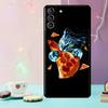 Cat in Space Phone Case For Samsung Galaxy S24 Ultra S20 S21 S22 S23 S25 Ultra S9 S10 Plus S24 FE Cover