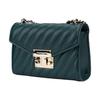 Michael Kors Casual Chain Stitch Vintage Style Lock Closure Shoulder Bag Women Shoulder Bag Dark-Green 35F0GXOC5T-RACING-GREEN
