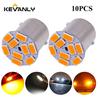 10PCS P21W LED 1156 BAU15S BA15S Bulb PY21W BAY15D 5630 9Smd Bulbs For Car Signal Indicator Bulb Turn Signal Light12V/24V White Bulbs 7