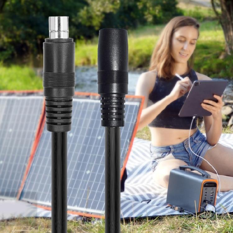6.2m/20.3ft Long Solar Generator Adapter Cable Cord Universal DC8020 To 8.0x2.0mm Compatibility Outdoor Use