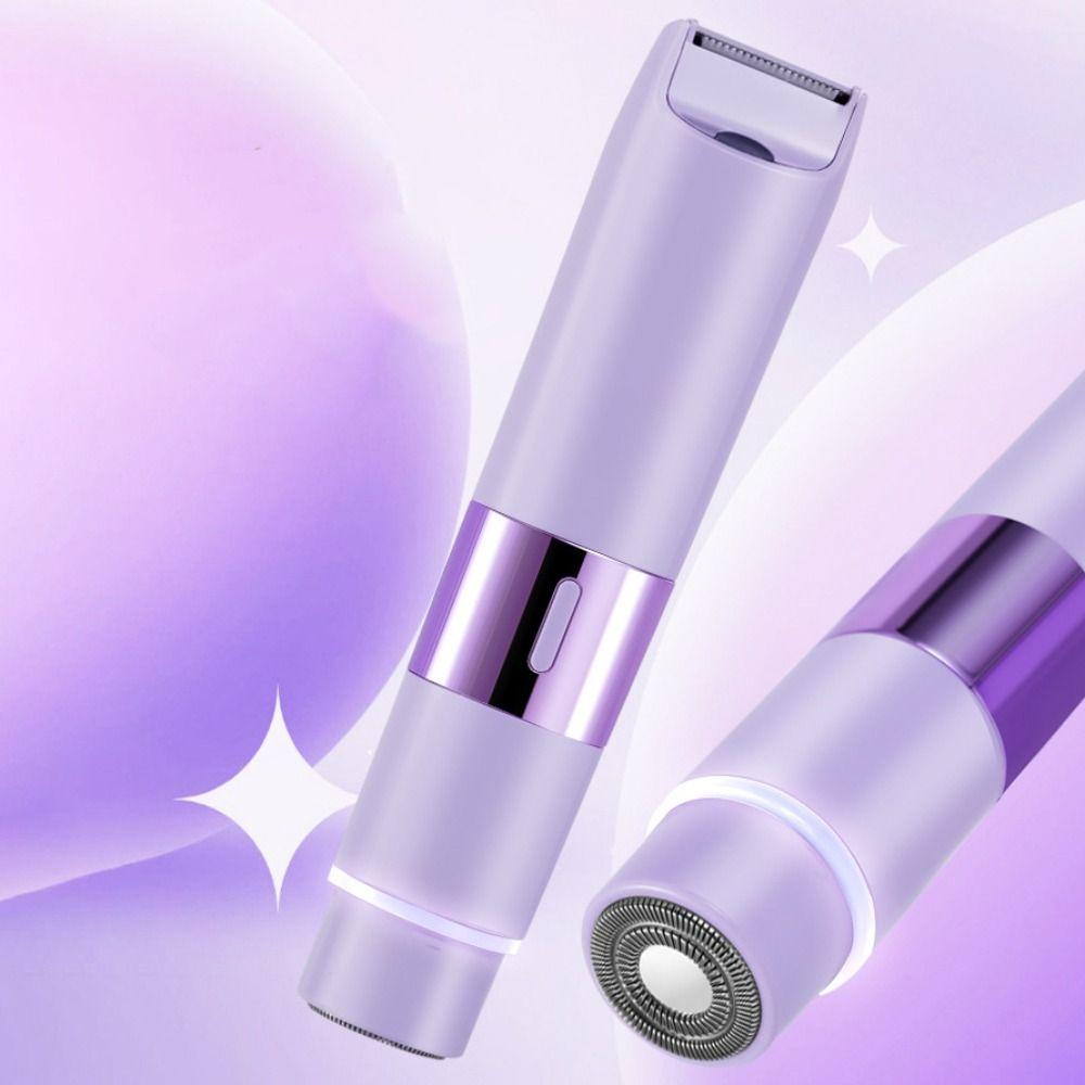 Waterproof Electric Razor Double Head Epilator 2 In 1 Hair Remover  Travel