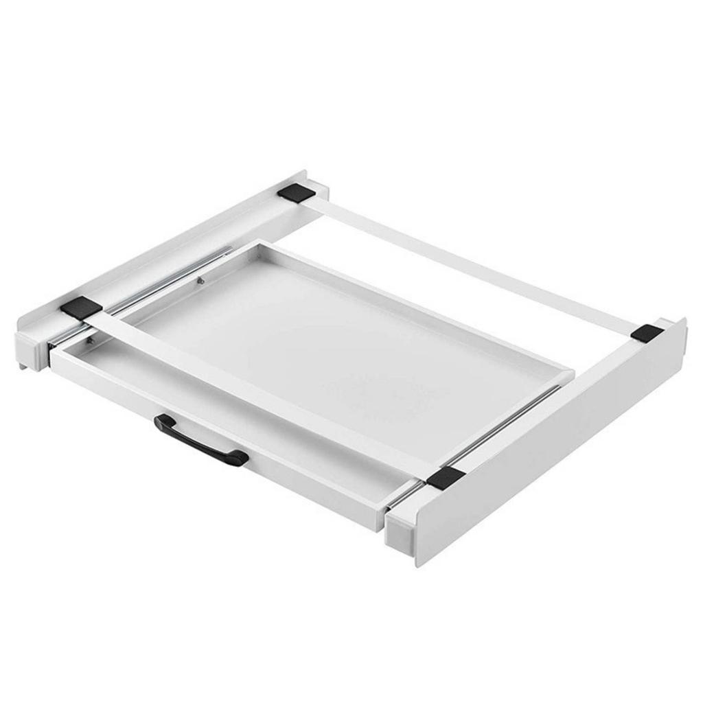 Washer Dryer Stacking Kit Metal Connecting Frame with Pull Out Shelf for Washing Machine Dryers 60cm Wide Appliances
