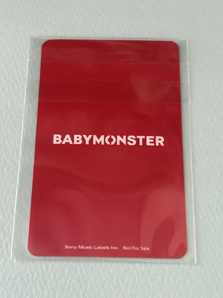 [USED] BABYMONSTER DRIP Release Trading Card Lami SONY MUSIC