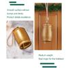 1PC Vintage Metal Jute Bell Decor Timeless Heirloom Rustic Christmas Cow Bells Weather-Resistant