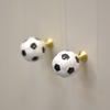 1PC Lovely Fashion Ceramic Handles  Cute Football Drawer Knobs Sport Style Cabinet Pulls