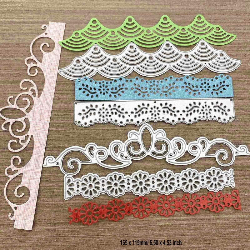 Matrices De Découpe Dentelle - Fleurs Métal Pour Scrapbooking, Cartes, Décoration - Réutilisables