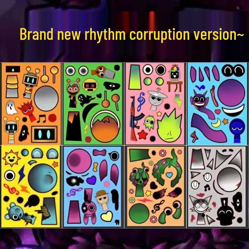 Moe Princess Reusable Dress-Up Stickers for Girls - High-Value Cartoon Playset