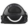 Motorcycle PU Leather Rear Seat Tail Bag Tool Bag Waterproof Carbon Fiber Color
