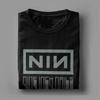 Nine Inch Nails NIN T Shirts Men Cotton Funny T-Shirt Crewneck 100% Cotton Tee Shirt Short Sleeve Tops Big Size