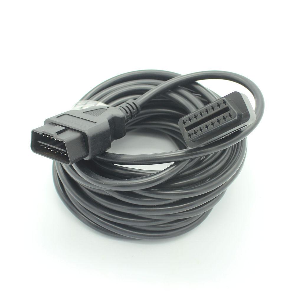 10metrový OBD2 16pinový prodlužovací kabel pro diagnostický nástroj pro zásuvku obd ii 16kolíkový kabel / kabel do auta pro kabel adaptéru