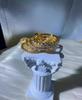Interlocking Zircon Diamond Ring - Two-Tone Trendy Personalized Design