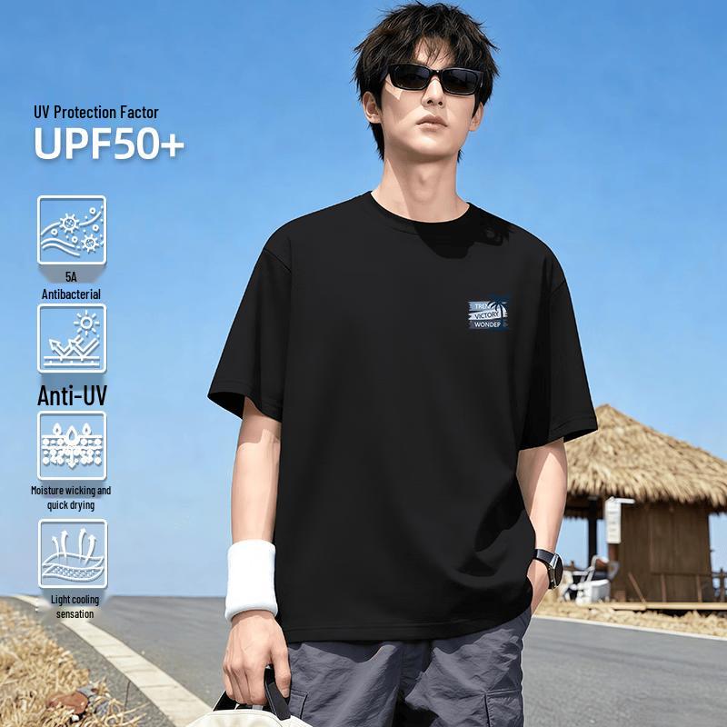 Xuezhongfei Men s Outdoor Sun Protection Ice Silk T-Shirt 3XL