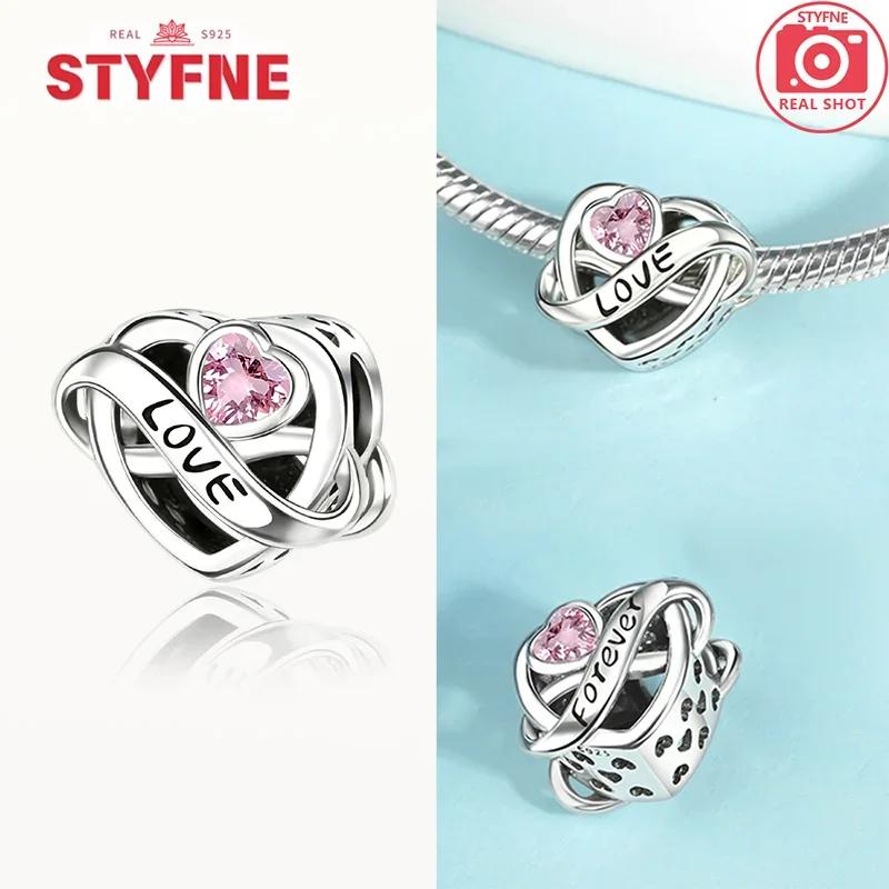 Copper Colors Delicate Forever Love Charms Eternal Infinity Heart Beads Fit Original Bracelet Diy Fine Fine Jewelry Gift Choice Ladies  Choice