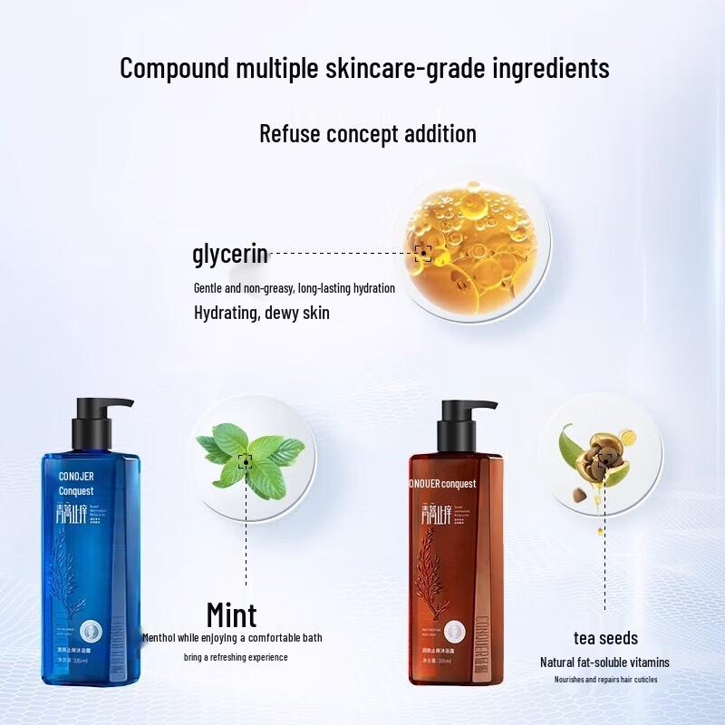 Conquer Refreshing Anti-Itch Shower Gel