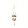 Flowerpot Net Hand-woven Cotton Rope Decoration Hanging Rope Hanging Basket Flowerpot Net Gardening Creative Plant Hanging