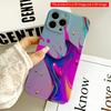2DFlat Vibrant Fluid Splash Phone Case All Inclusive Film Hard iPhone Case, Compatible with iPhone 18 Pro Max 17 16 15 14 13 12 11