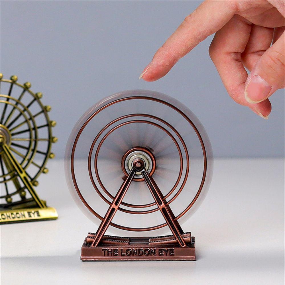 Gift Retro Creative Handicraft Rotatable Ferris Wheel Model London Eye Ornament Art Figurine
